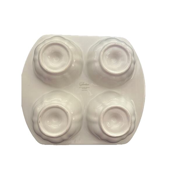 Princess House Pavillion Mini Fluted Bundt Cake Pan Excellent Ivory - Picture 2 of 5